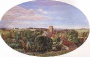 A Panoramic View of Hunworth (mk46) Anthony Frederick Augustus Sandys
